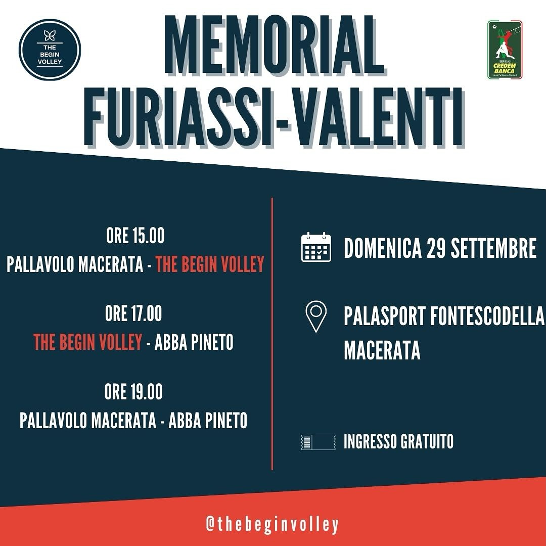 La The Begin Volley An al Memorial Furiassi – Valenti