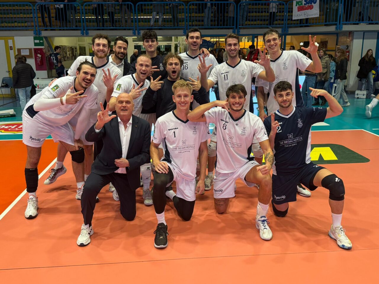 Prima vittoria in trasferta per la The Begin Volley An